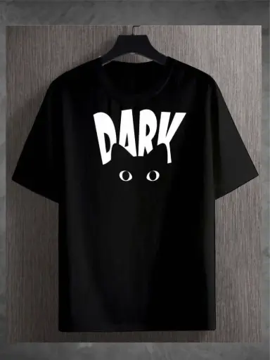 Black tshirt with a cat
